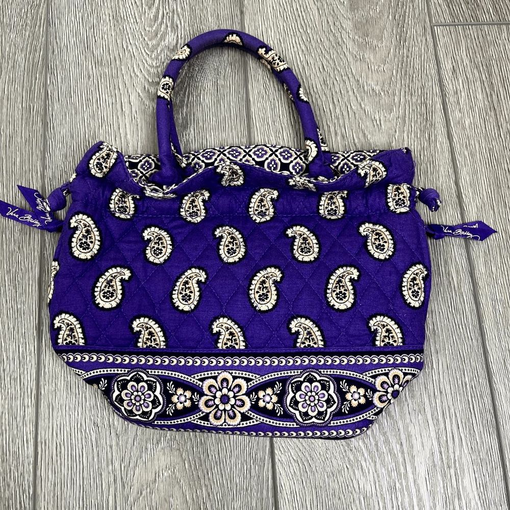 Vera‎ Bradley Angle Tote Bag in "Simply Violet" Pattern